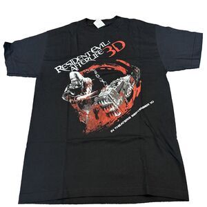 AAA Style Tag Y2K Resident Evil Afterlife Movie Promo T Shirt M Black Capcom